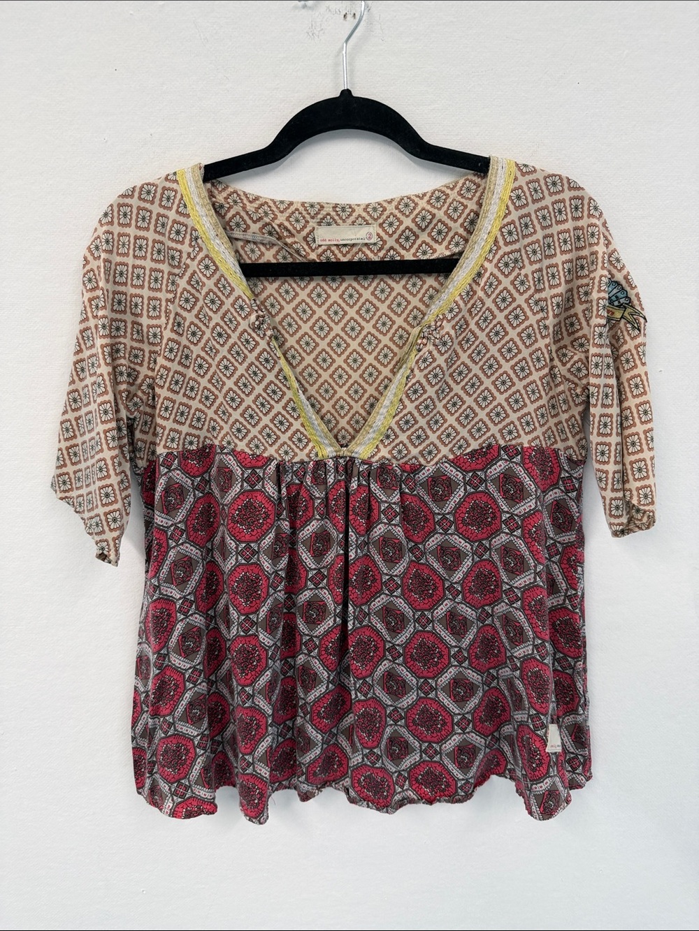 Odd Molly Anthropologie Boho Blouse